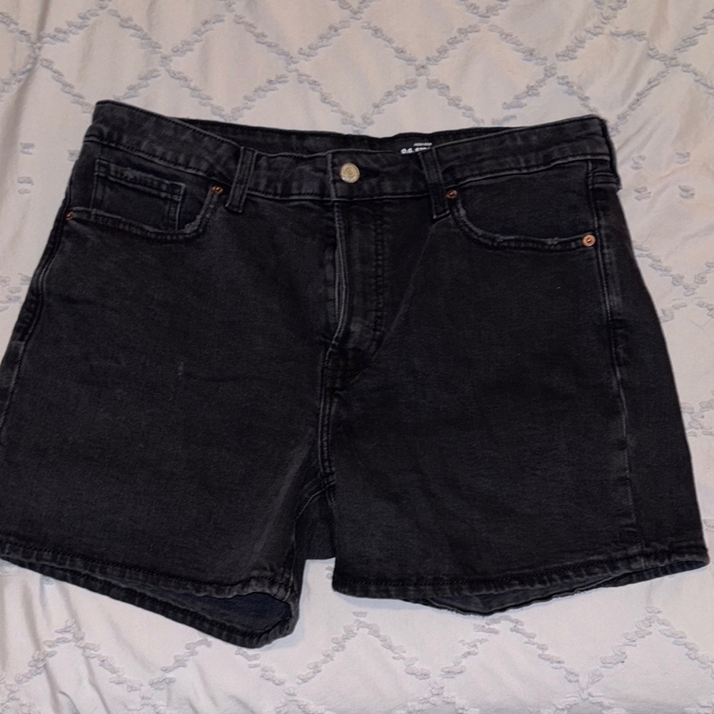 Old Navy Charcoal Denim Shorts